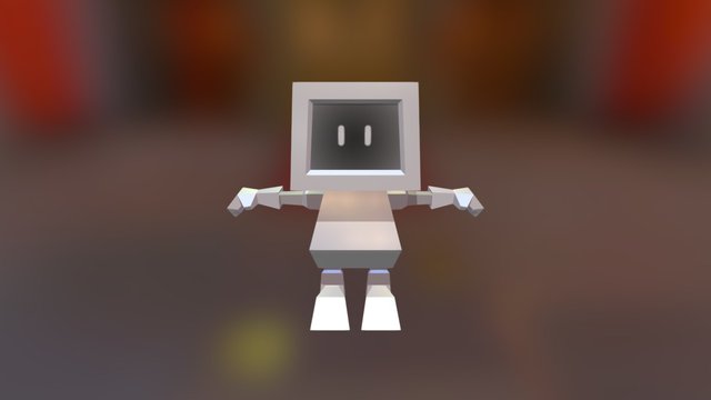 Puter Bot 3D Model
