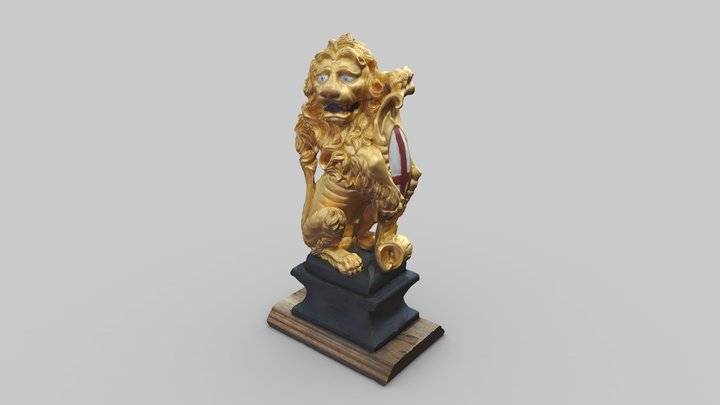 St James Garlickhythe Lion – Kostenloses 3D-Modell STL