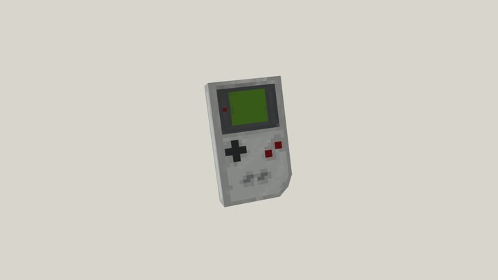 Gameboy 3D Model