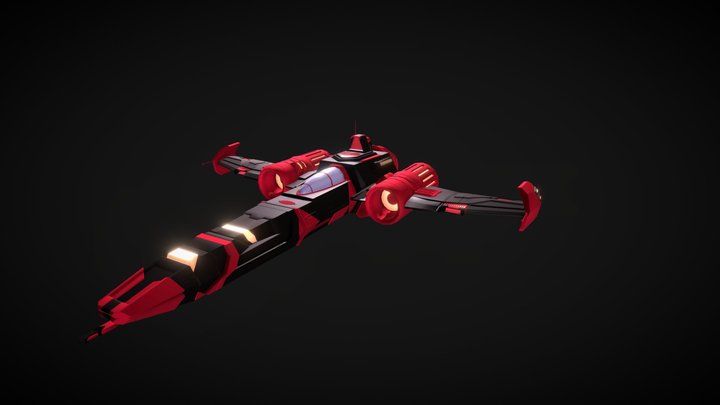 Spaceship 3D Model
