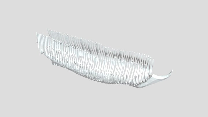 Barco "Le Sage" (siglo XVII. Cuadernas) 3D Model