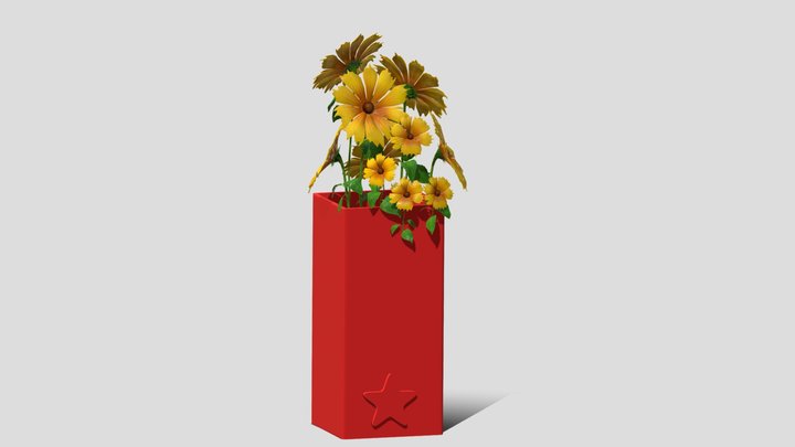 Flower Vase 3D Model
