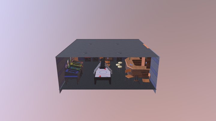 Arcadescenefinal 3D Model