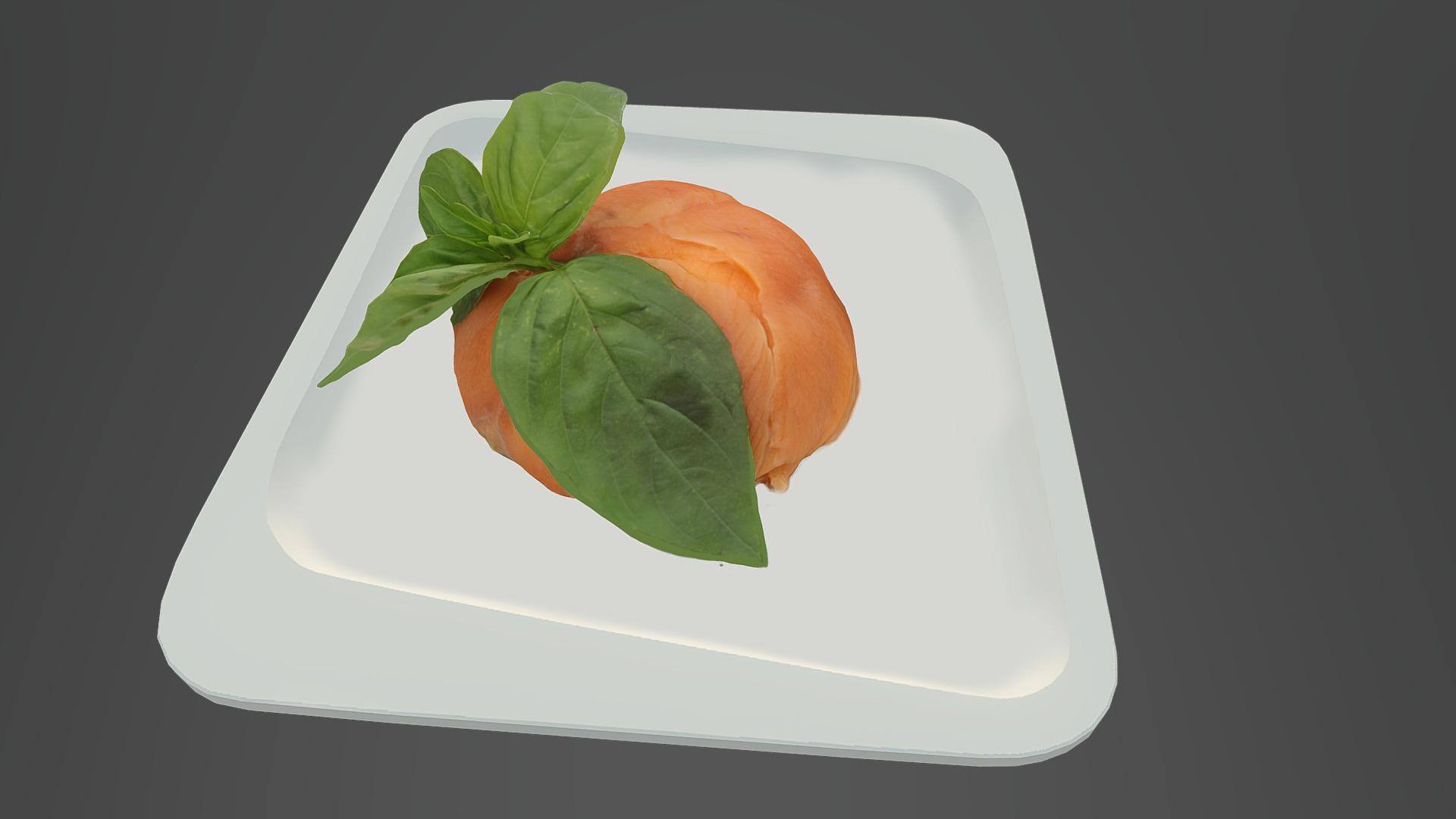 3D model 7Olimp - This is a 3D model of the 7Olimp. The 3D model is about a plate with food on it.