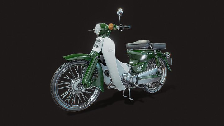 Honda Super cub 3D Model