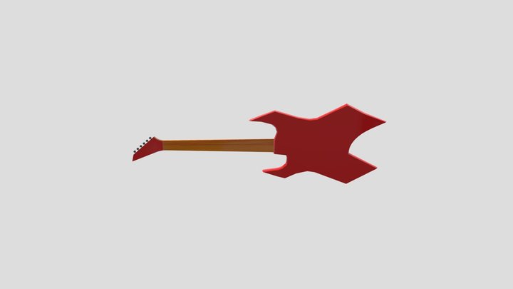 Electric Guitar 3D Model
