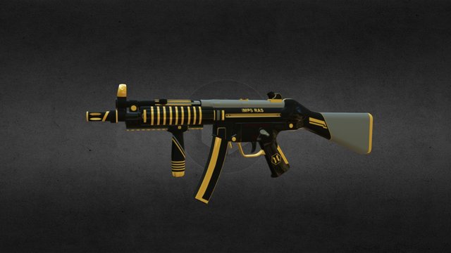 MP5 RAS 3D Model
