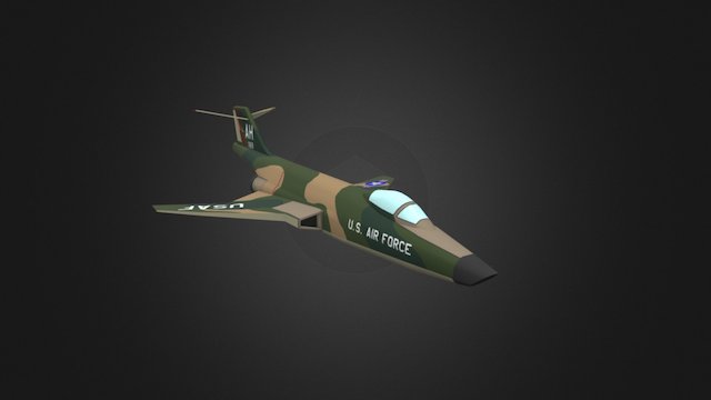 RF-101 Voodoo 3D Model