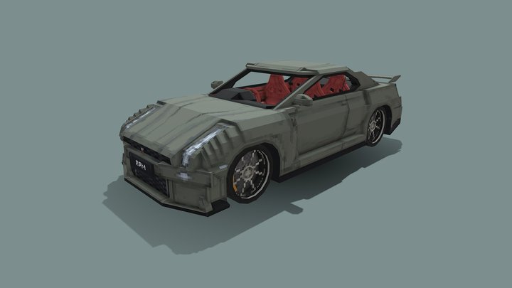 Nissan skyline gtr 2023 3D Model