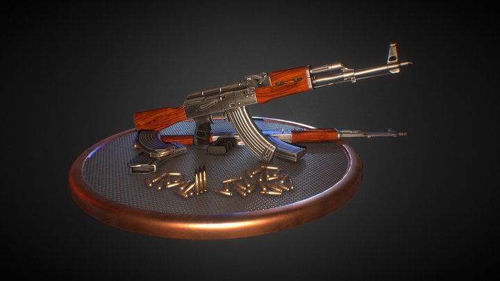 AK-47 3D Model