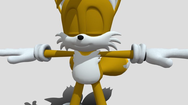 PC Computer - Sonic Frontiers - Tails 3D Model
