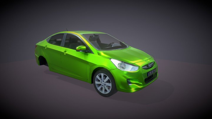 Greencar 3D Model