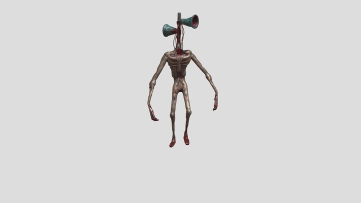 Another Siren Head Texture Kapider22 Made 3D Model
