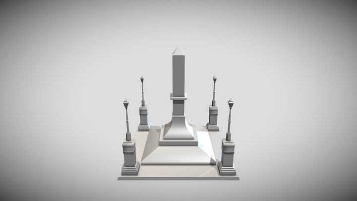 pirulito da praça sete 3D Model