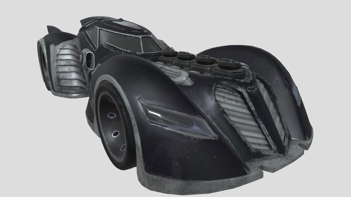 Arkham Asylum/City Batmobile 3D Model