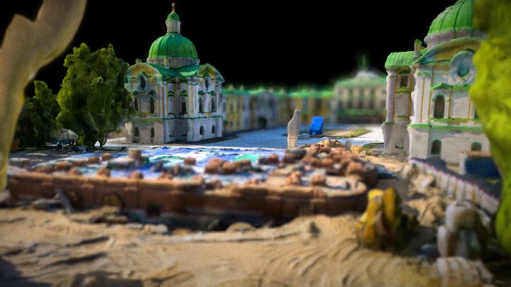 Tver Imperial Road Palace 2016 3D Model