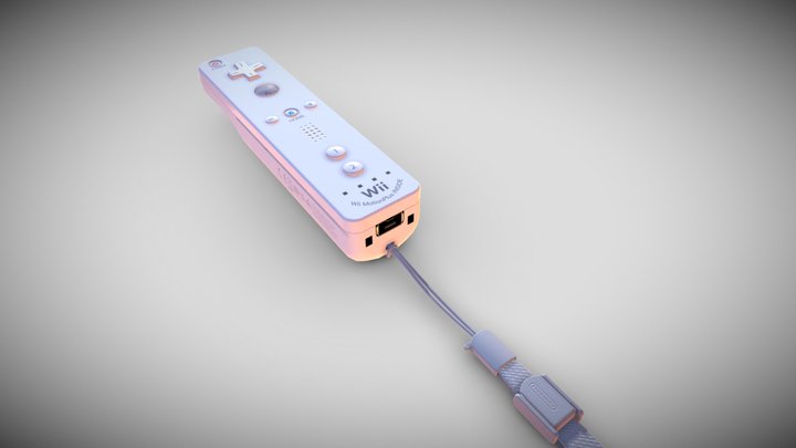 Game Ready Asset - Wii Controller 3D Model