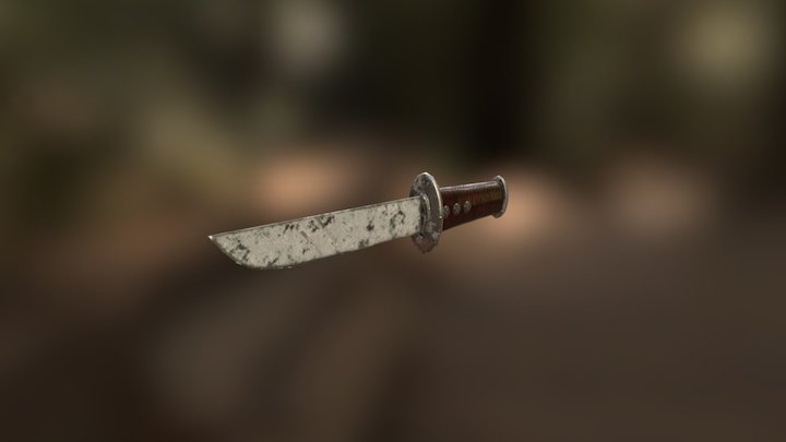 Old Knife 3D Model