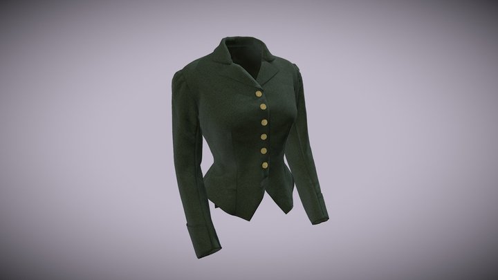 Riding jacket (1892) - a digital reconstruction