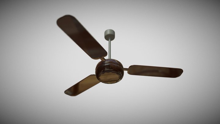 CELLING FAN Animation 3D Model