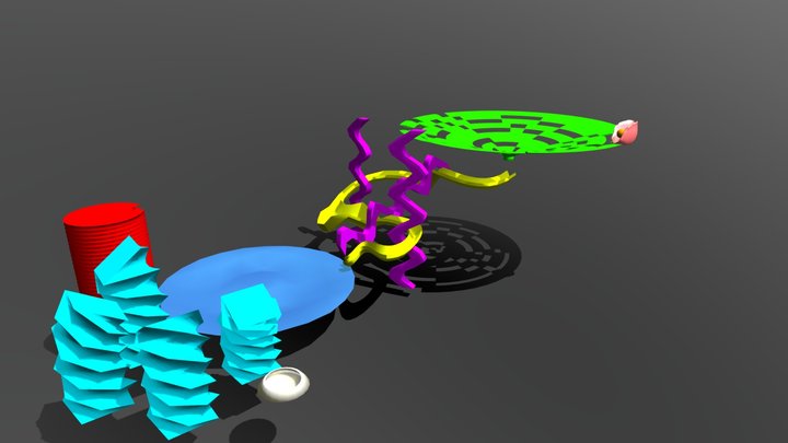Marble Madness 3D Model