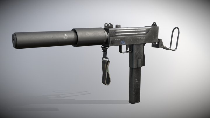 Ingram MAC-10 3D Model