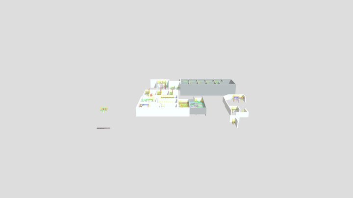 Площадки и лестницы 3D Model