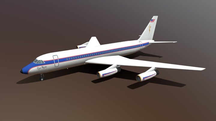 Convair CV 880 – Modello 3D gratuito STL