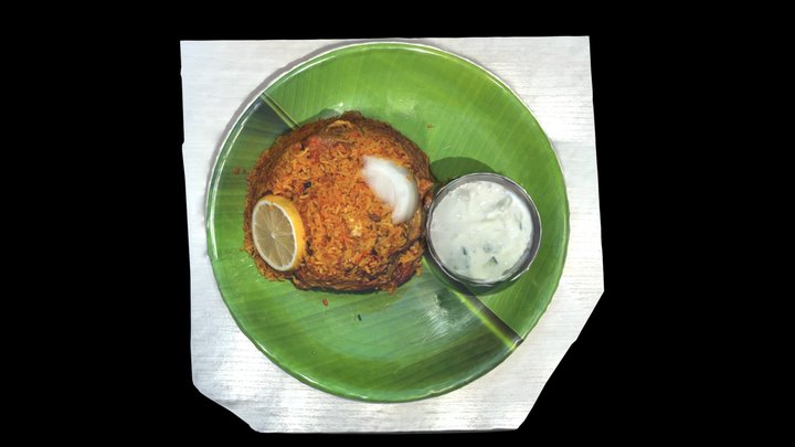 ビリヤニ　Biryani in Alhabeebi（Waseda, Tokyo） 3D Model