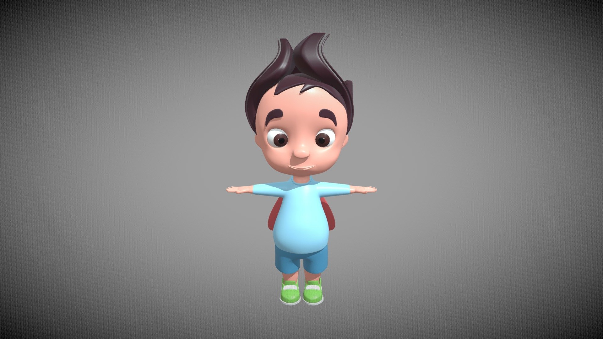 cartoon baby - 3D model by ANIL RAVURI (@anilanimation) [9cf2dc5 ...