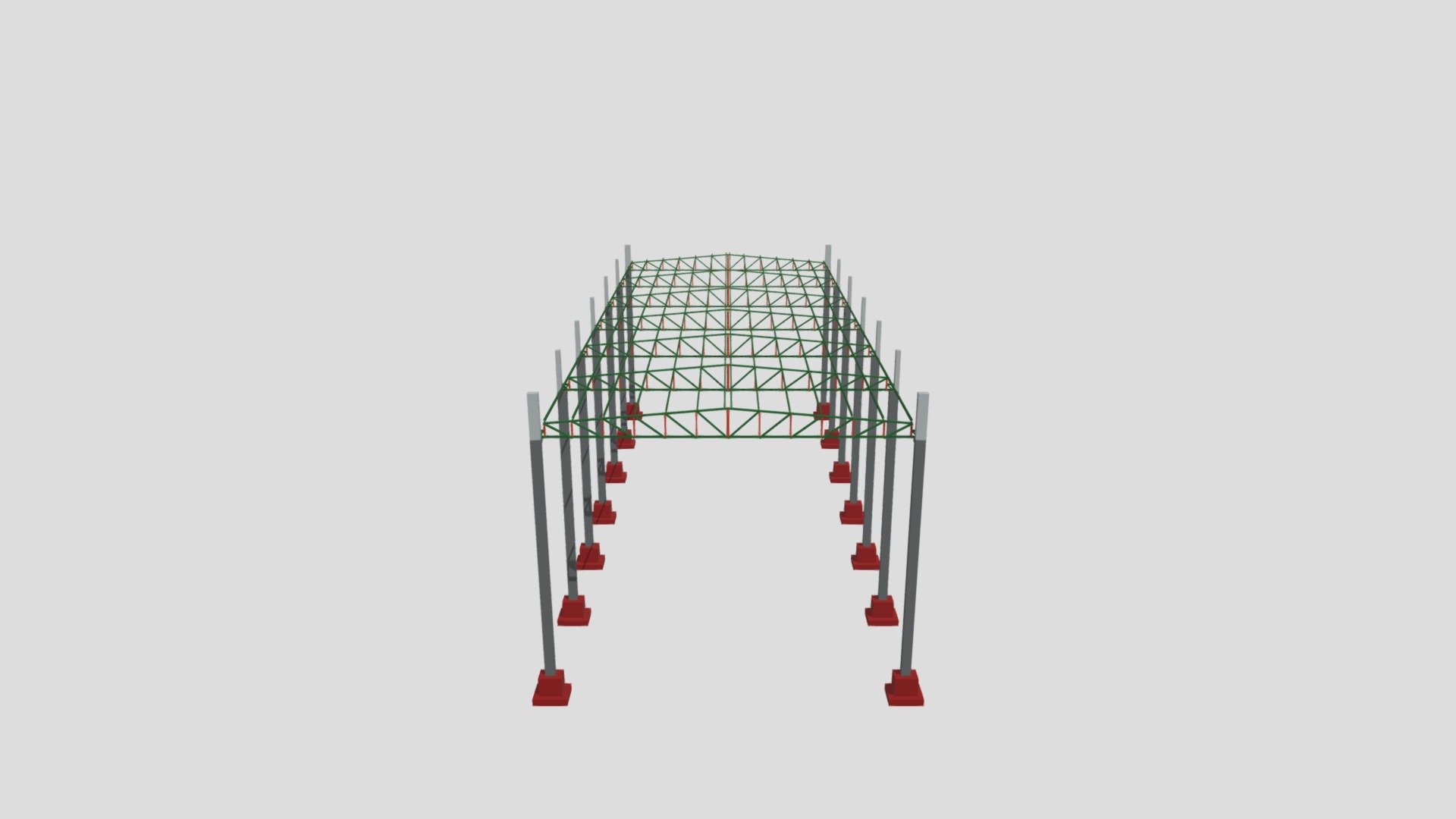 Modelagem Estrutural - Barracão 12x30