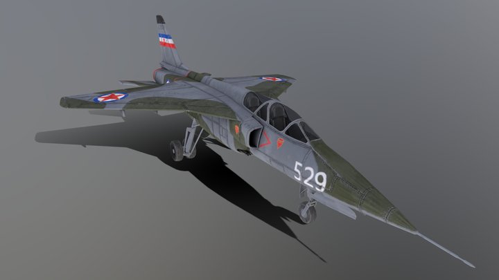 Soko NJ-22 Orao (Yugoslavia) – Free 3D Model STL