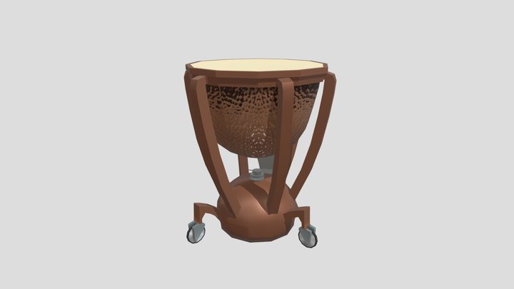 Timpani Drum 3D Model