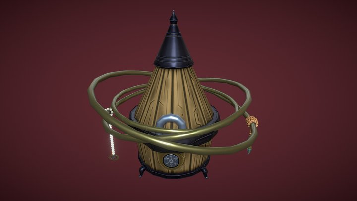 Witches Treasure Chest 3D Model