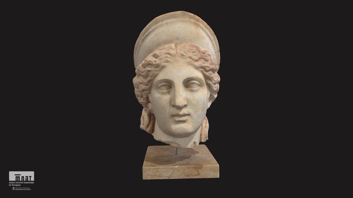 Estàtua divinitat femenina - MNAT 45433 3D Model