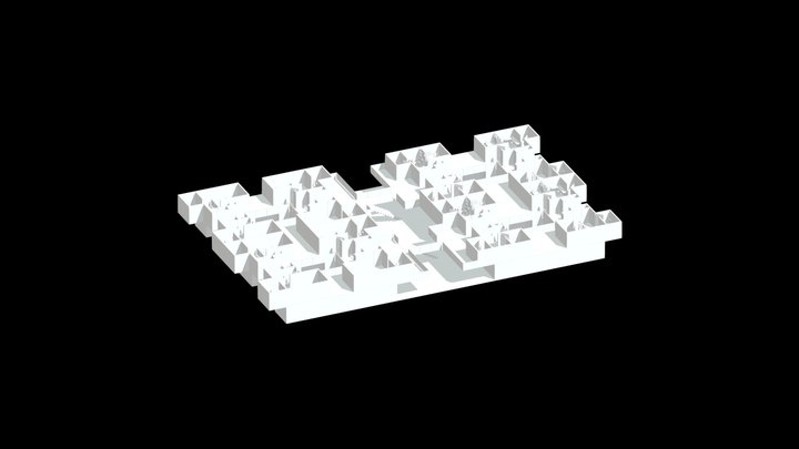 Apartment Complex Ver 1 3D Model