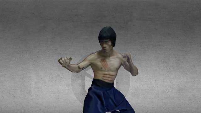 Bruce Lee Figure02 3D Model