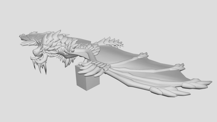Dragon Adventures: Tosknir Dragon 3D Model