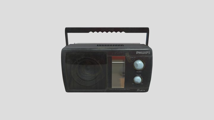 Retro Philips Radio - Realistic
