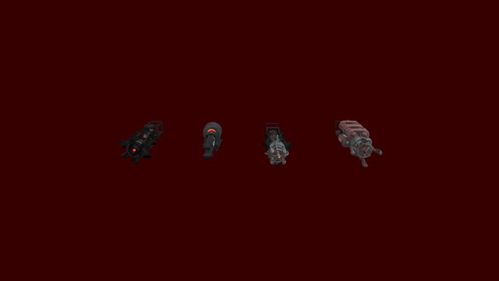Speakertitan 3.0 Cannons 3D Model
