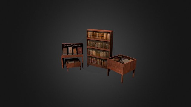 Prop_Books 3D Model