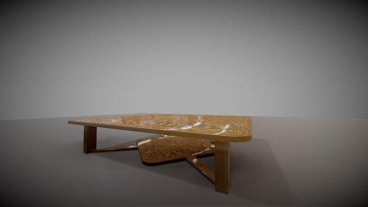 Coffee table design 3D Model