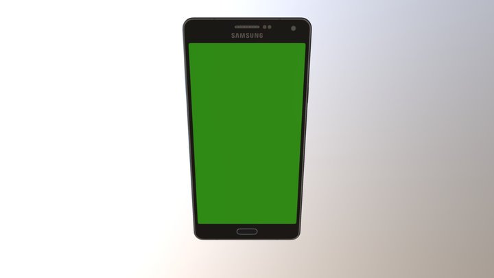 Samung Galaxy A7 3D Model