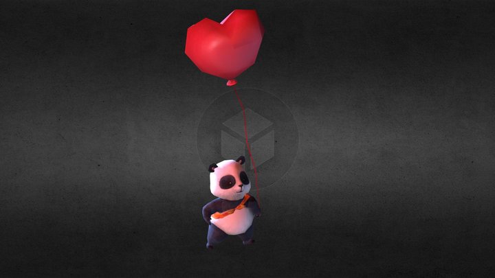 Mosiang - Panda Jazz Dance 3D Model