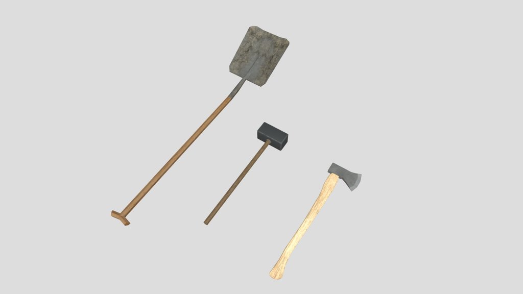 Low poly tools
