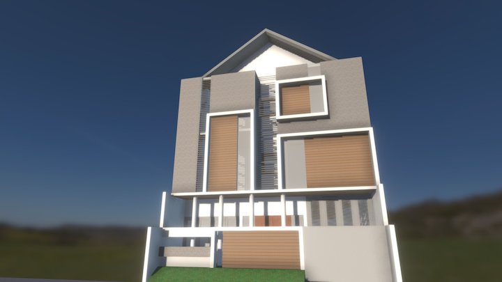 Dorms house 3D Model