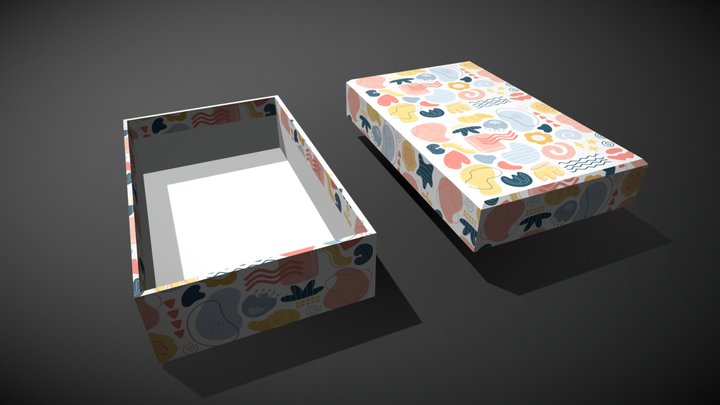 2/3 lid rigid box 3D Model