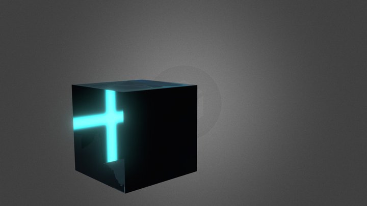 Cube OBJ Test 3D Model