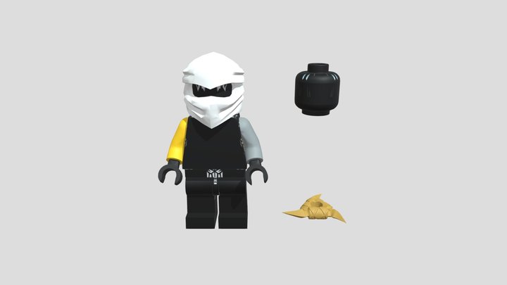 LEGO Ninjago Zane (Custom) 3D Model