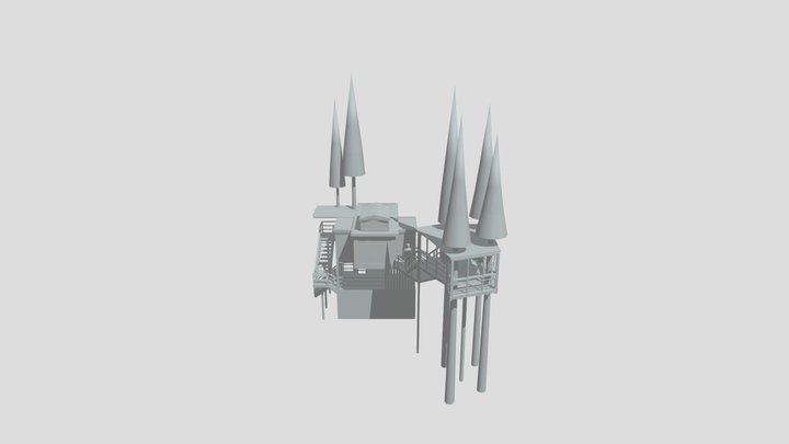 eco house - house model 3D Model